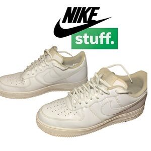 Nike Men's White and Cream Sneakers (item#10006)